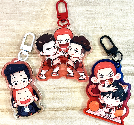 Acrylic Charms - Slam Dunk